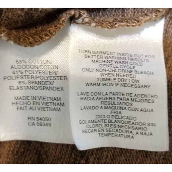 JONES NEW YORK SPORT~ Brown Long Sleeves Cardigan Sweater Wrap Size L ~ EUC - Picture 5 of 5